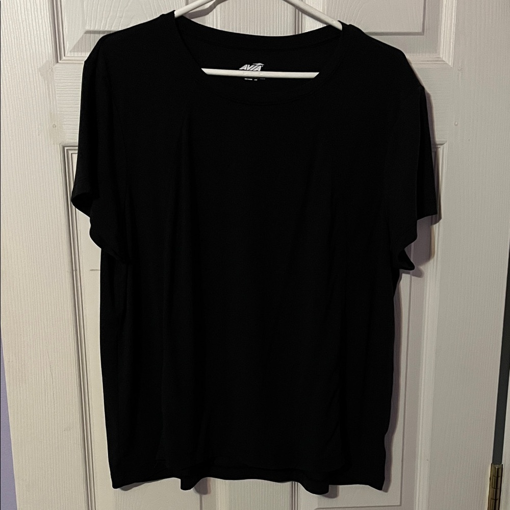 Avia Women's Classic Black Short Sleeve Tee